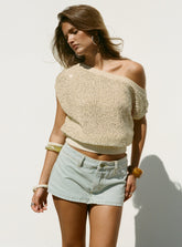 Rhode Mini Skort Light Denim
