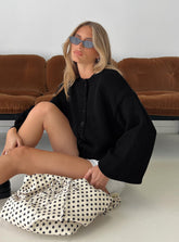 Edern Cardigan Black