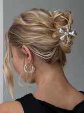 All She Wrote Hair Clip Silver