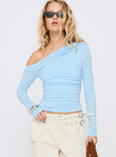 Beller Long Sleeve Top Light Blue