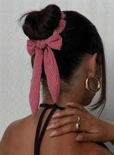 Adalynne Srunchie Pink Stripe