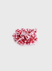 Cheshire Scrunchie Red Gingham